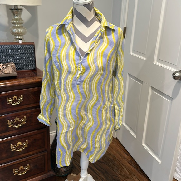 Oliphant Dresses & Skirts - Oliphant coverup dress cotton M long sleeve